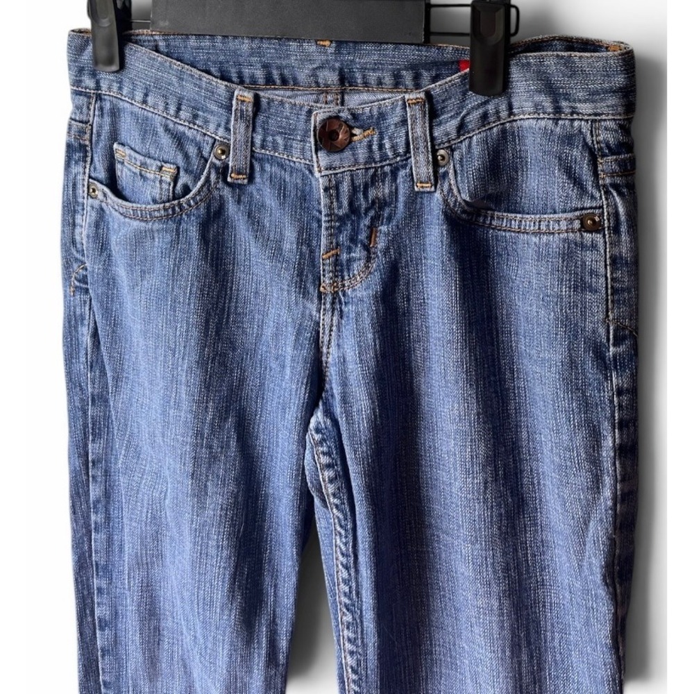 X2 Light Wash Bootcut Stretch Jeans Women's Size 6 99% Cotton Low Rise Denim - Picture 3 of 7